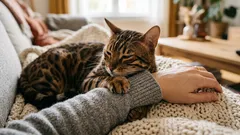 猫が人や毛布をこねる理由:その本当の意味