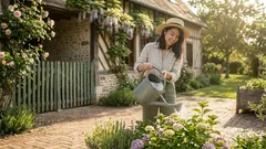 のんびりとした庭：晩秋まで花を楽しめる、カントリーハウスに植えるべき花