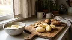 ジャガイモで絶対にやってはいけないこと――皮をむくと黒ずんでしまう、その理由とは